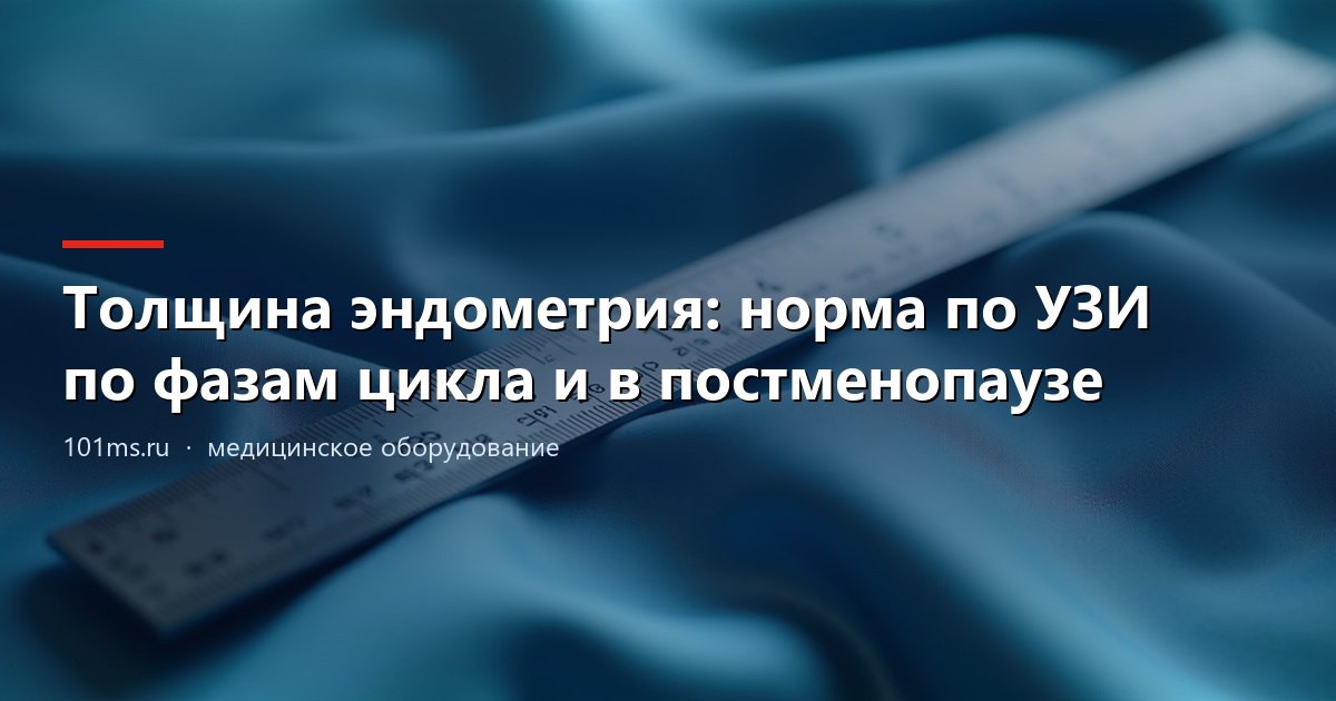 Толщина эндометрия: норма по УЗИ по фазам цикла и в постменопаузе